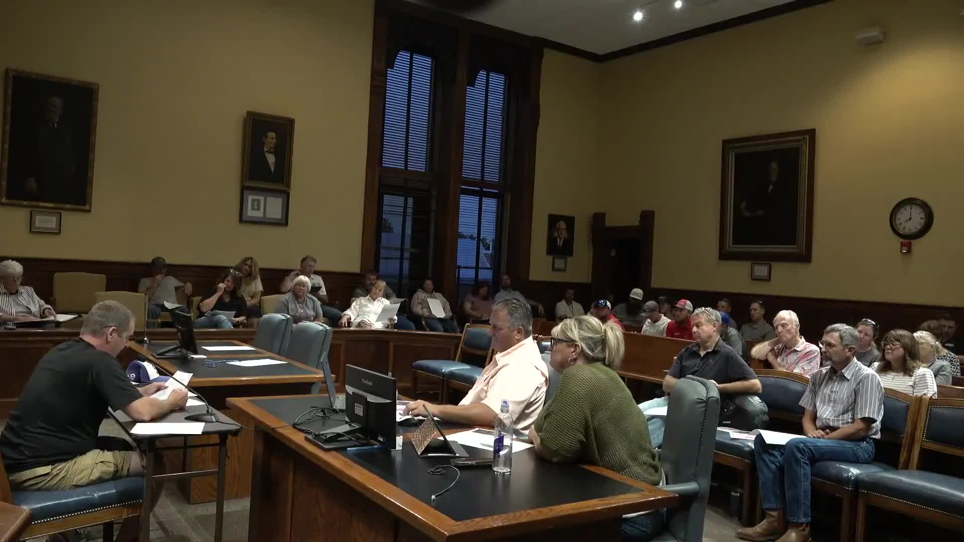 Residents, board raise questions about ambulance subsidy distribution and audit backlog; county updates on audits and permits