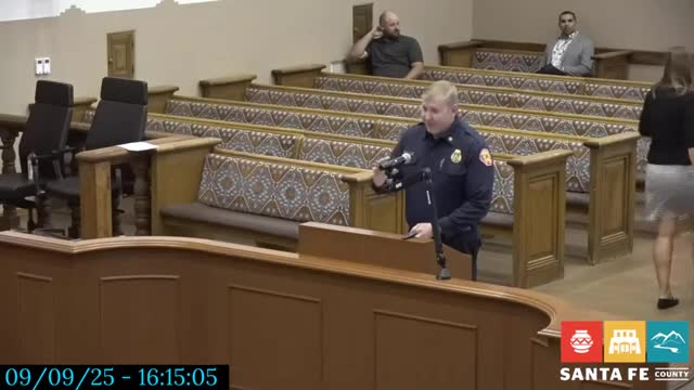 Santa Fe County fire department seeks state grants and approves ambulance supplemental‑payment MOA