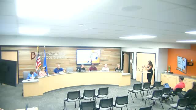 Board reviews 10-year curriculum cycle and first reading of policy 22-10