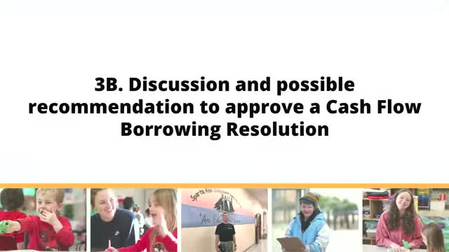 Board recommends short-term cash-flow borrowing up to $2.5 million to full board