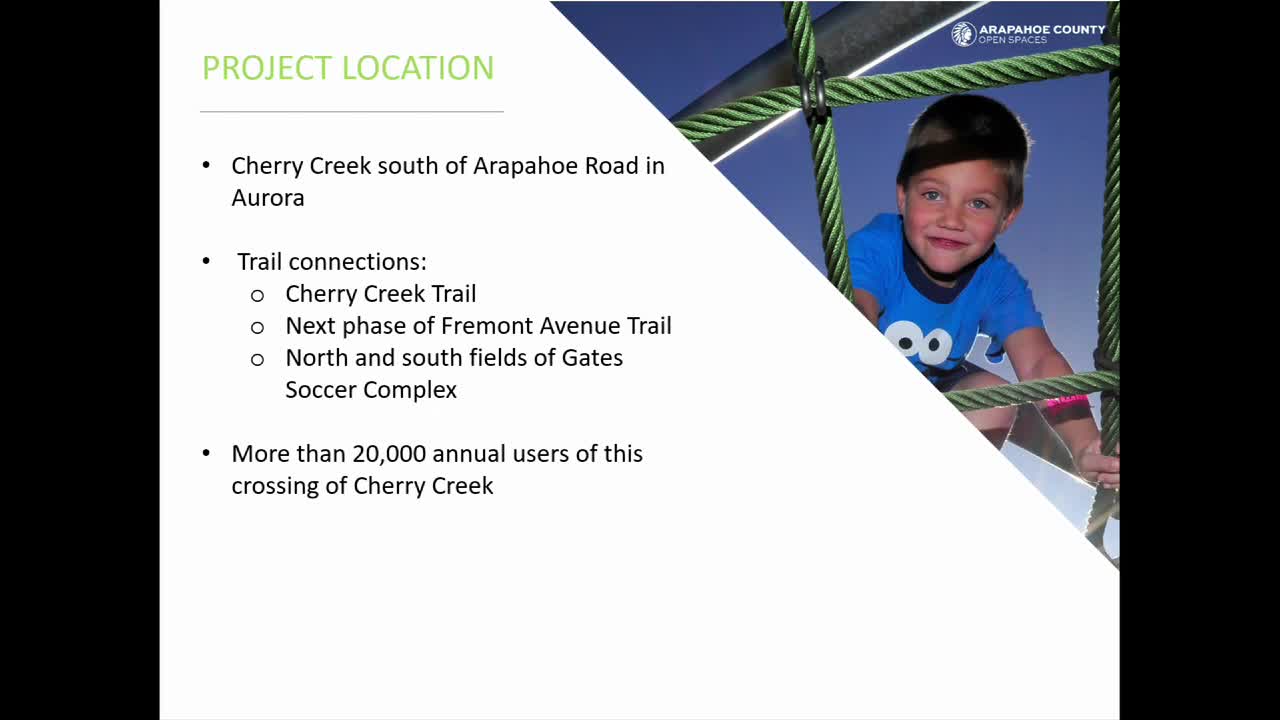 Colorado Rapids Youth Soccer Club to receive $135,000 for Cherry Creek bridge replacement, commissioners agree