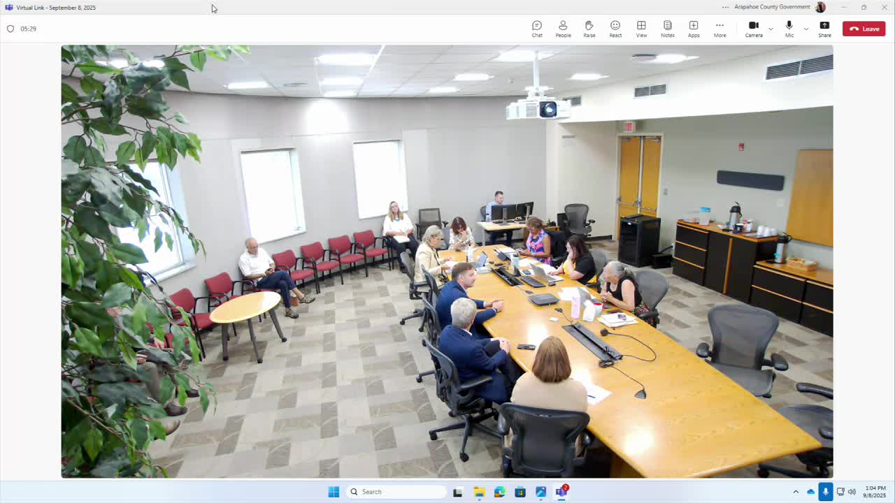 Arapahoe County staff brief commissioners on property-tax system modernization and contract terms