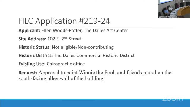 Historic Landmarks Commission approves Winnie the Pooh mural at 102 East Second Street