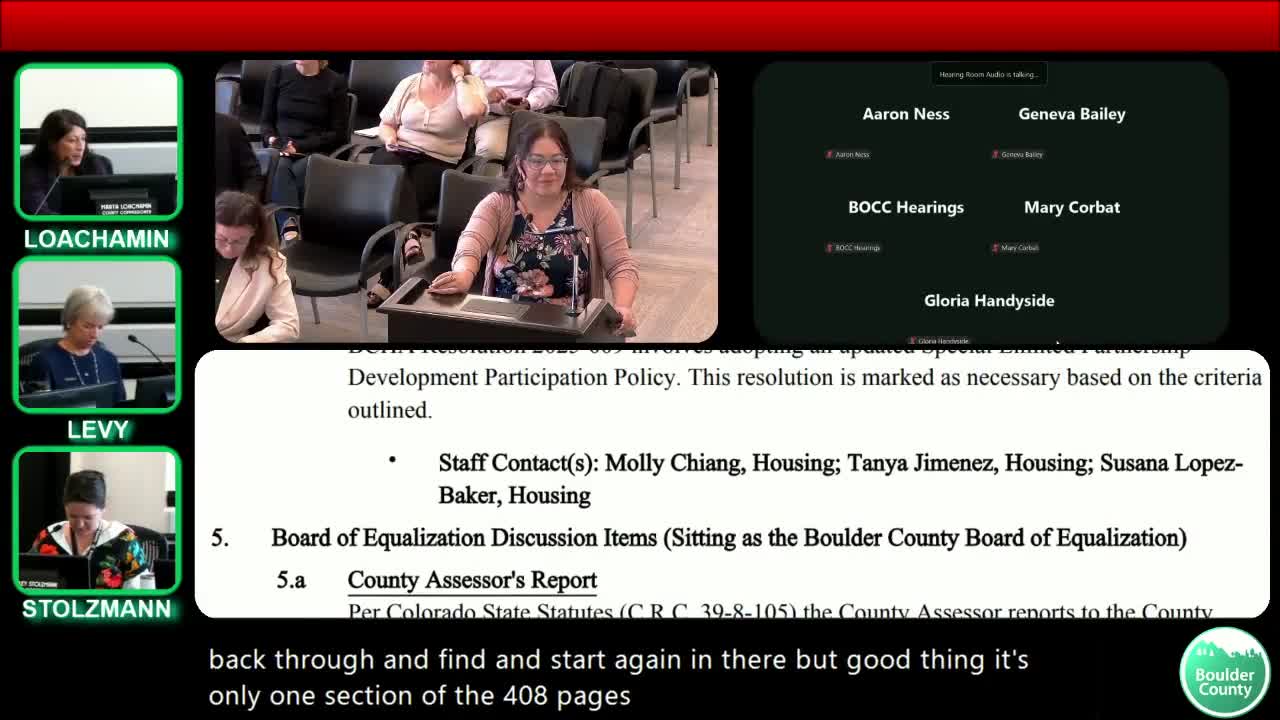 Housing authority amends development participation policy to include "low and moderate income" language