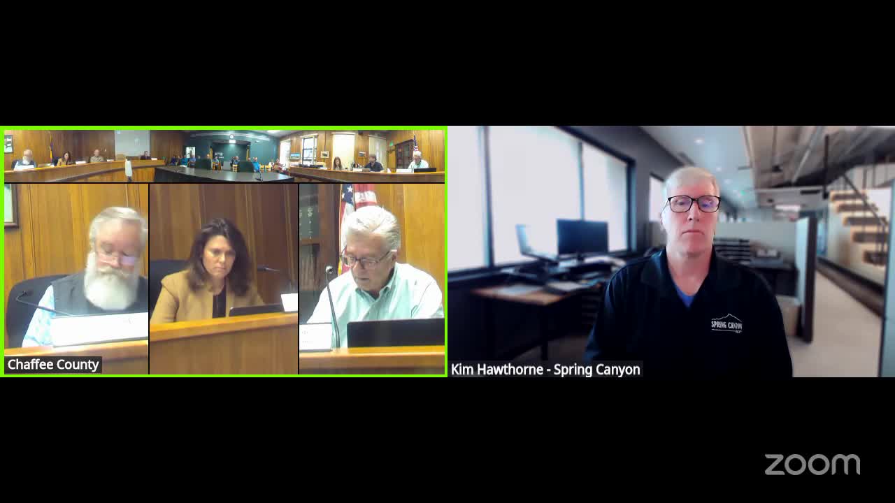 Chaffee County adopts  glitch bill  land-use fixes, renames PCR zone and directs staff to address site-specific concerns