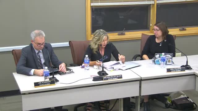 Board of Education discusses curriculum feedback process and school improvement plans