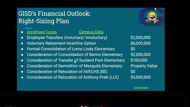 Gadsden ISD superintendent outlines rightsizing plan as enrollment falls