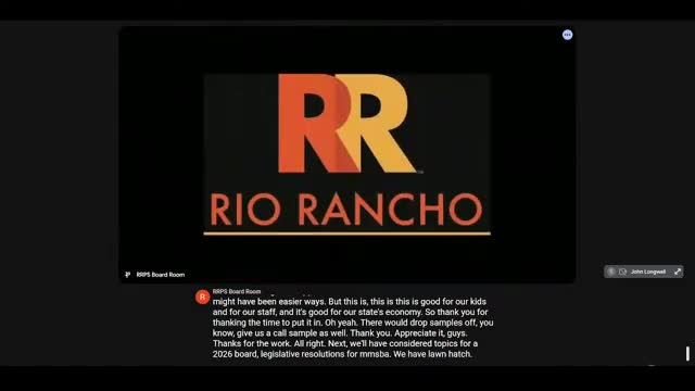 Board outlines priorities for 2026 legislative resolutions to NMSBA, asks staff to draft proposals