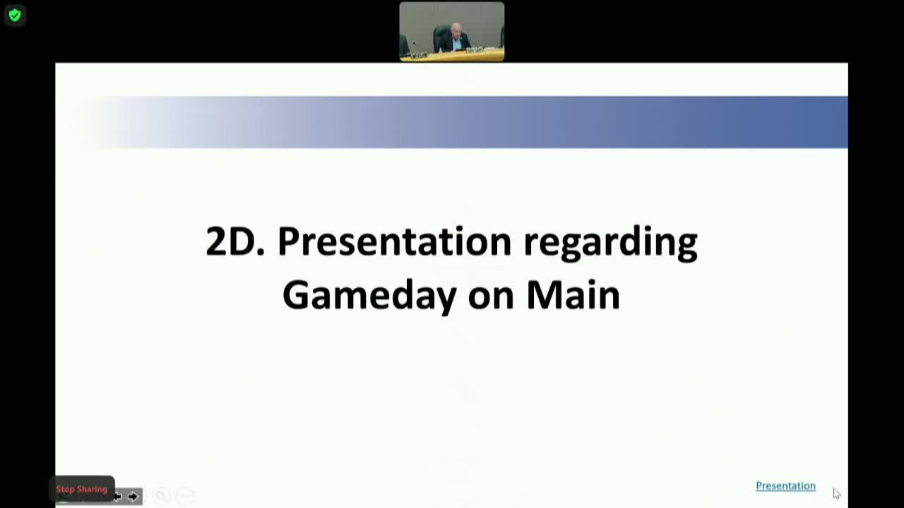 City outlines "Game Day on Main" plan to leverage free game shuttles and add outdoor screens downtown