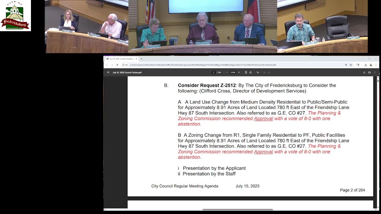 Council approves land‑use and zoning change for racquet club site, keeps language to limit excessive third‑party fees