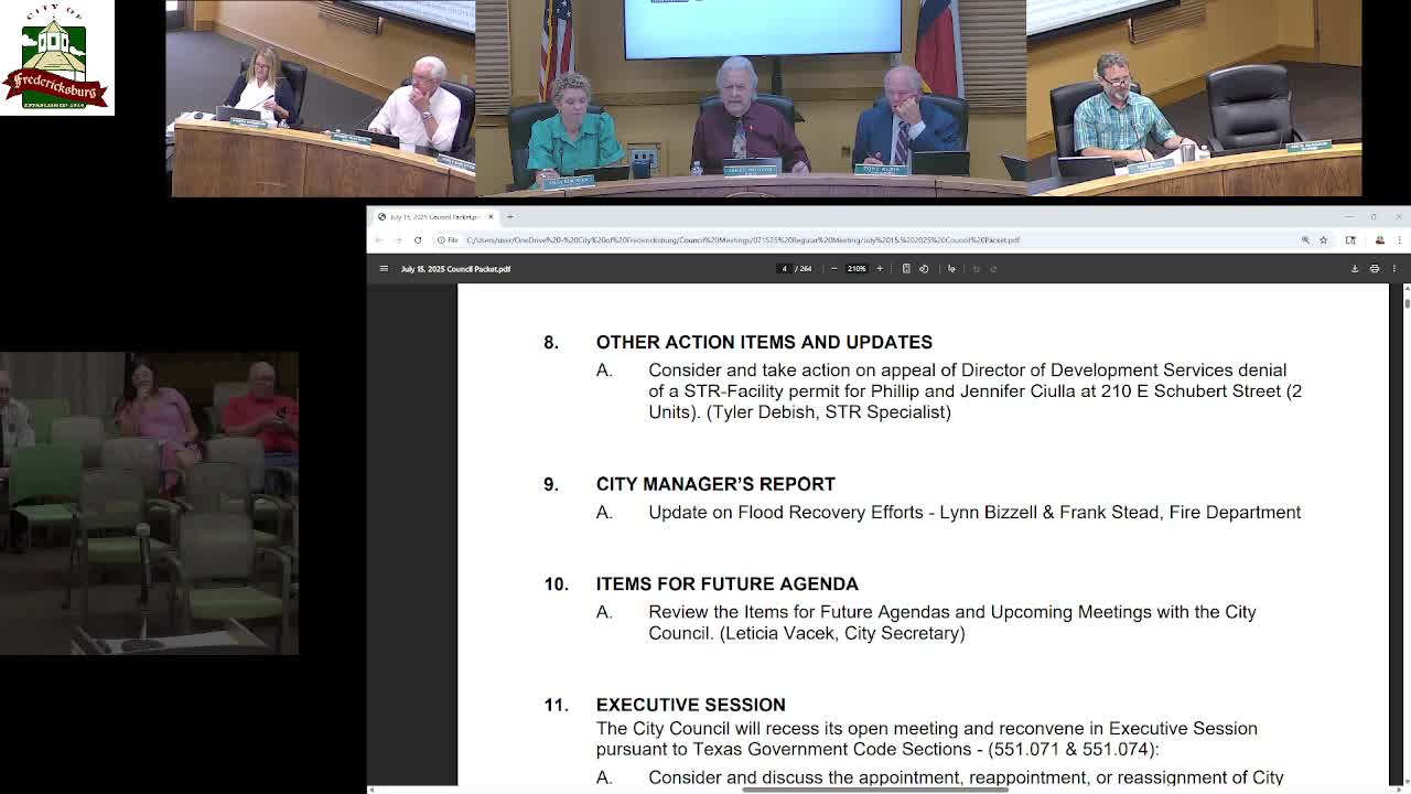 Council denies appeal for short‑term rental permits at 210 E. Schubert after renewal lapses