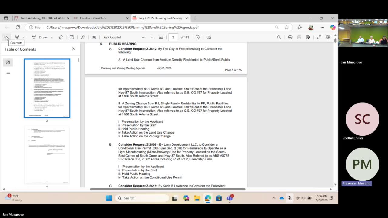 Planning commission approves land-use and zoning changes for Friendship Lane site to allow racquet facility