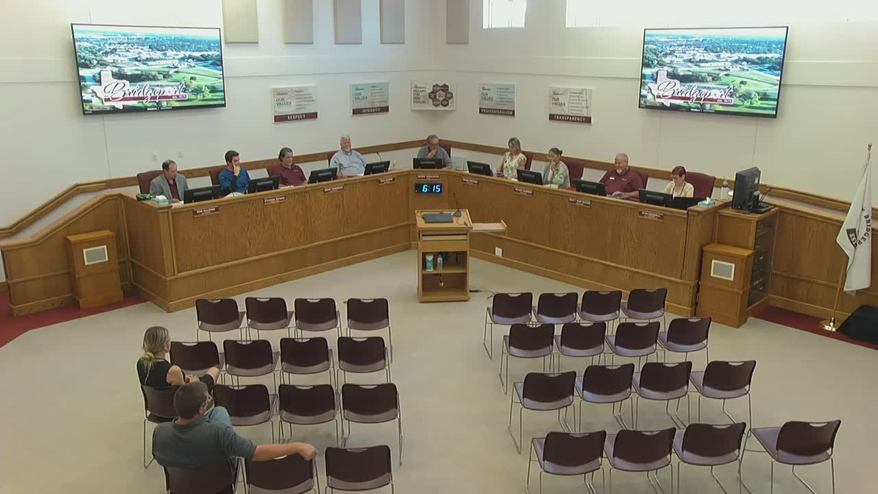 Bridgeport council approves consent agenda, records library advisory board appointment