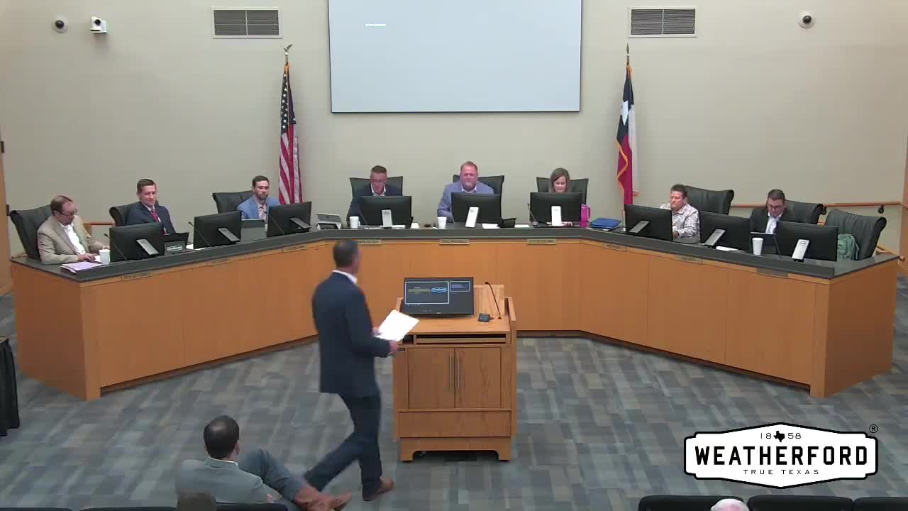 Council authorizes city manager to negotiate new interlocal animal‑shelter agreement with Parker County