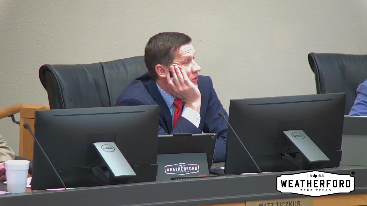 Weatherford City Council Denies RV Park Expansion and Approves Racetrack Site Plan
