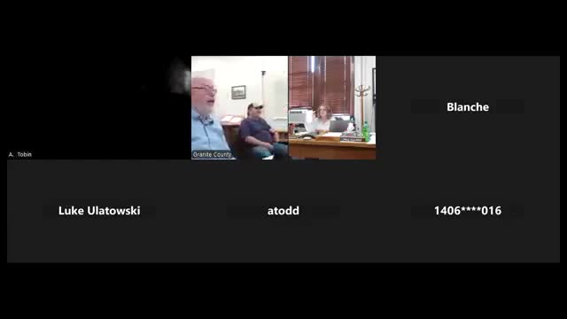 Granite County commissioners defend Zoom camera, phone rules after public objections
