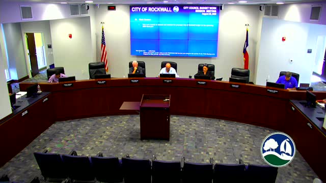 Rockwall council directs staff to advertise 25.75-cent tax rate as budget debate continues