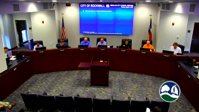 Rockwall council authorizes amendment to city manager agreement after executive session