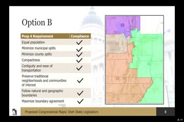 Utah Redistricting Committee Discusses Prop 4 Compliance and Map Controversies