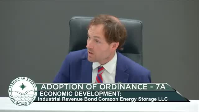 Commission approves industrial revenue bond for Curacao Energy storage project despite limited permanent jobs
