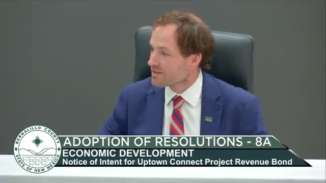 Commission approves introduction of Uptown Connect revenue bond for 239‑unit mixed‑use project