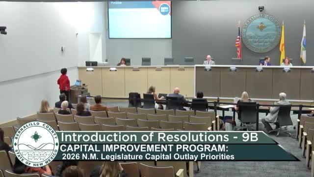 Commission previews 2026 capital‑outlay priorities; commissioners ask changes and defer final list