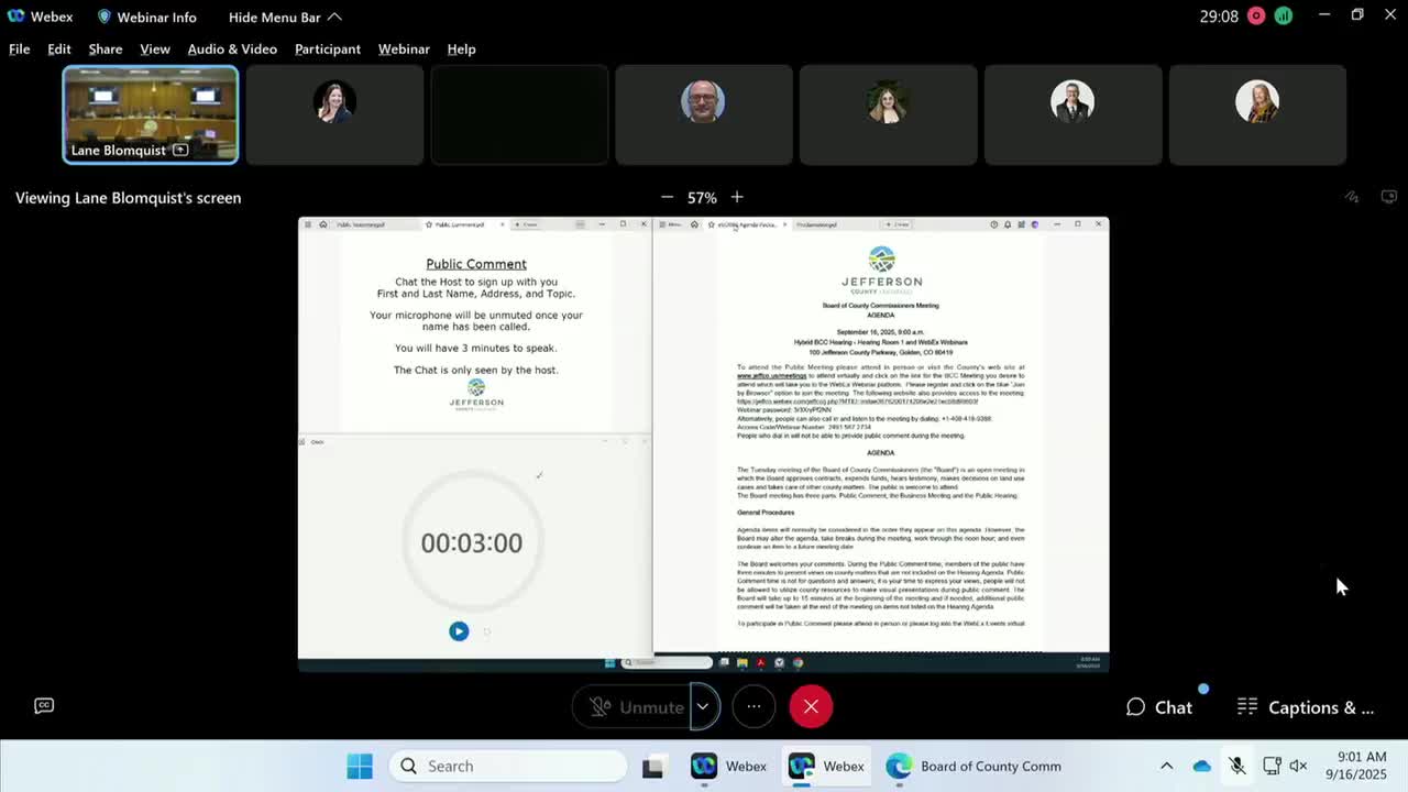 Jefferson County commissioners express support for Evergreen after high school shooting; resident urges faster school security response