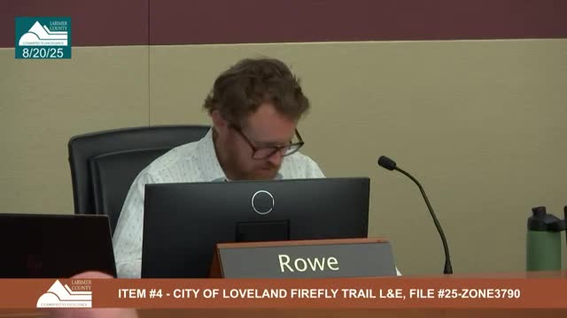 City of Loveland’s Firefly Meadows trailhead concept approved by Larimer County planning commission amid neighbor concerns