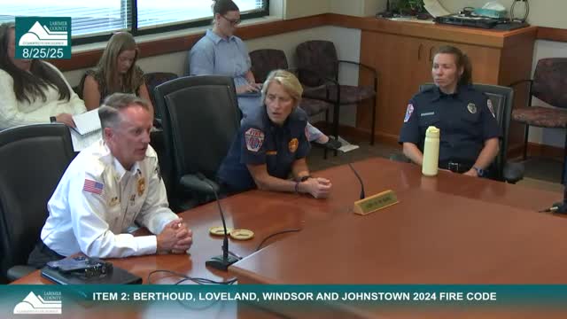 Larimer County to consider four 2024 local fire codes after regional coordination