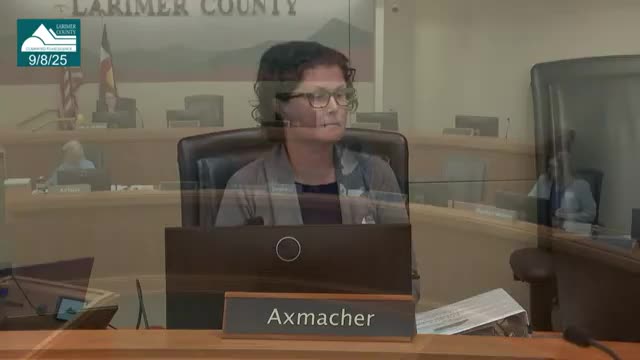 Commissioners adopt "Larimer On the Move" transportation plan on consent