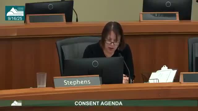 Commissioners approve consent agenda including opioid settlements, Horsetooth grant and Forest Service bridge funding