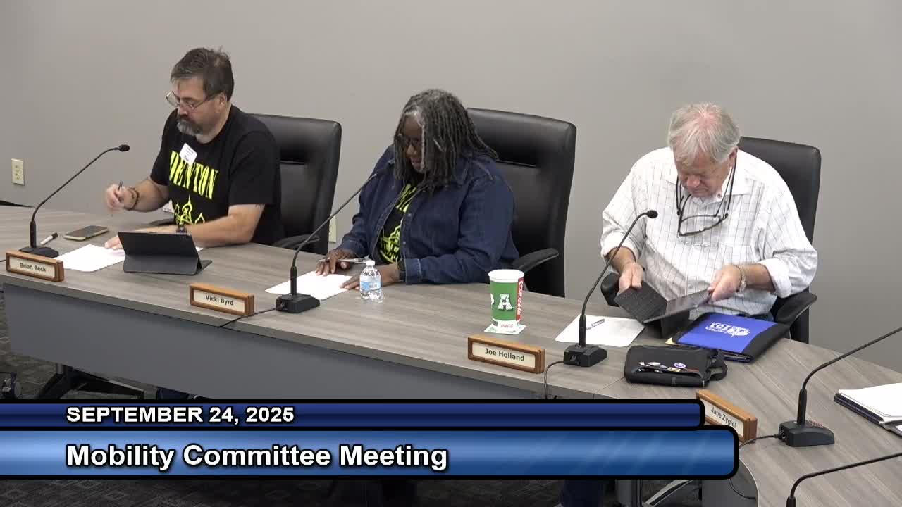 Transportation Services Discusses Mobility Plans and Audit Process in Recent Meeting