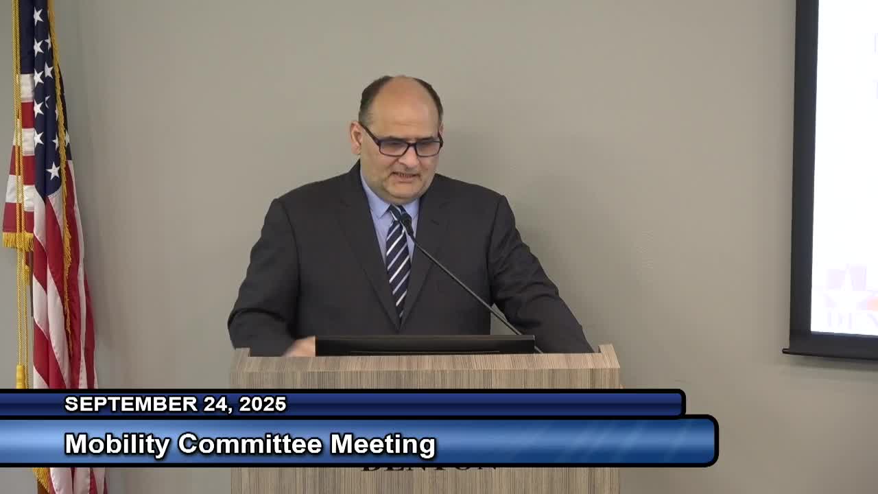 Denton City Council Explores Integration of Mobility and Comprehensive Plans