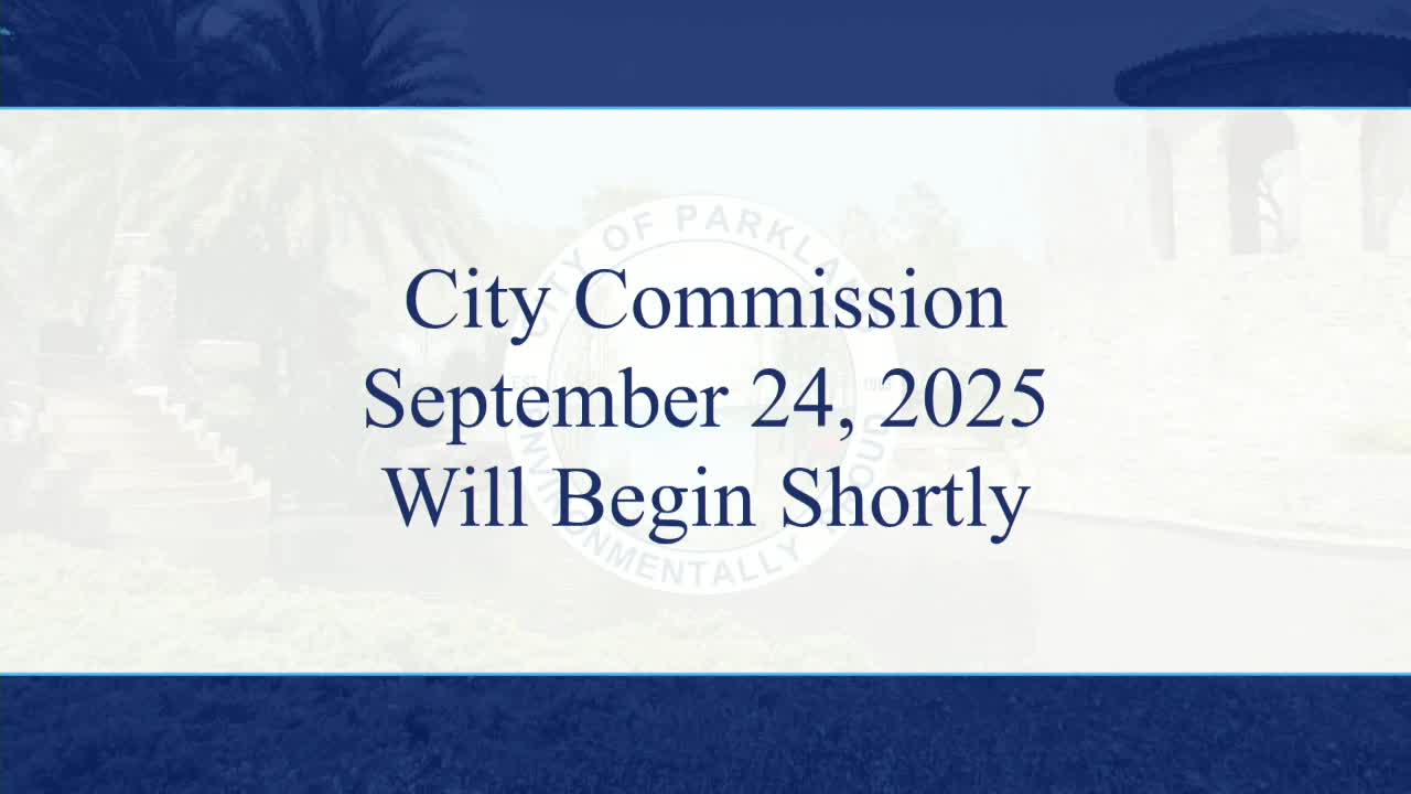 Parkland City Commission Approves Fiscal Year 2026 Budget and Millage Rate