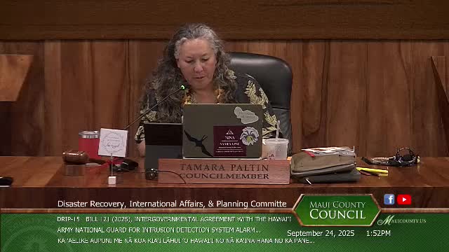 Lahaina Council Advances Bill 131 to Rezone Front Street for Community Business Use