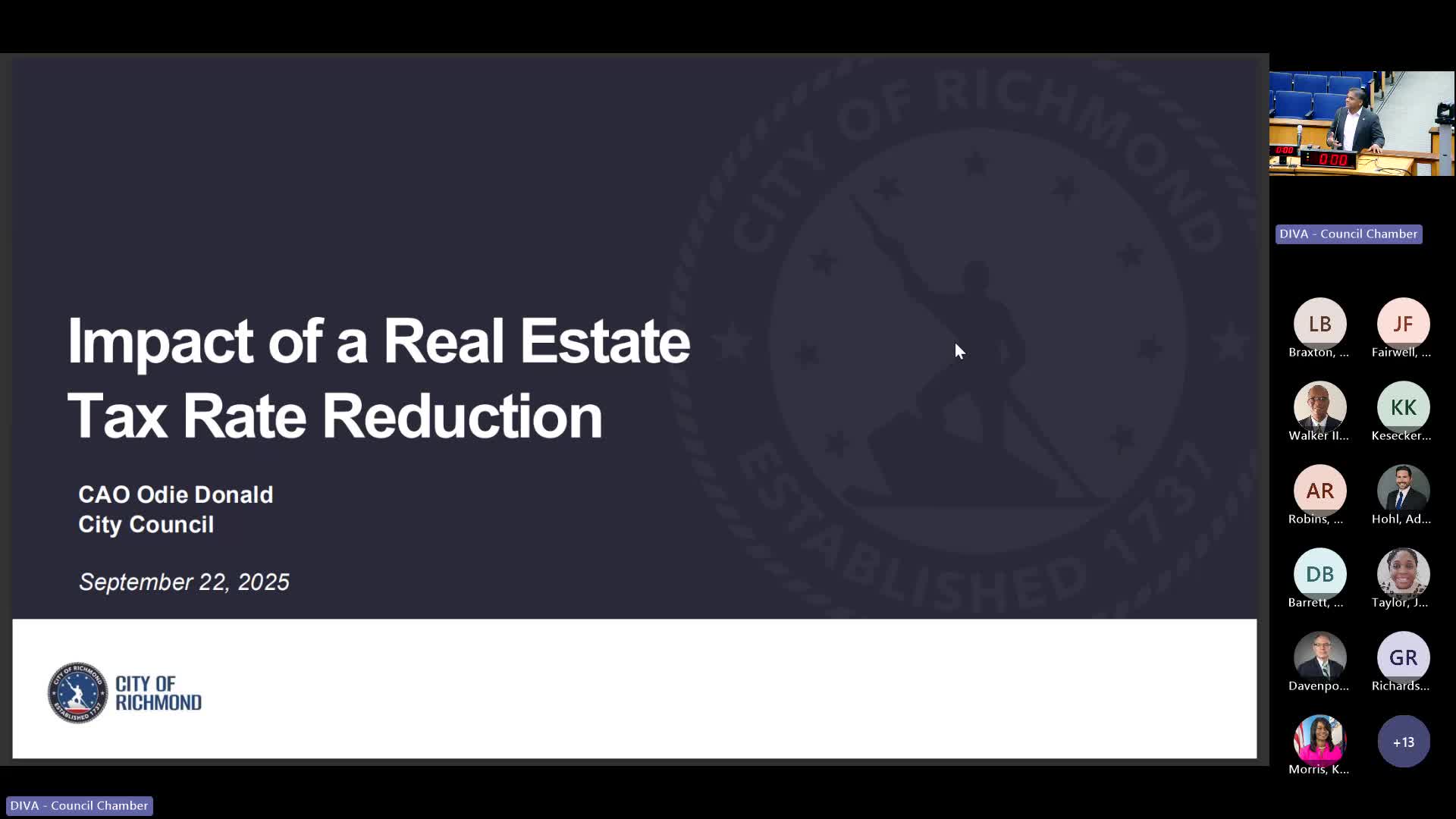 Richmond Council Debates Property Tax Rate Amid Rising Tax Concerns and Budget Constraints