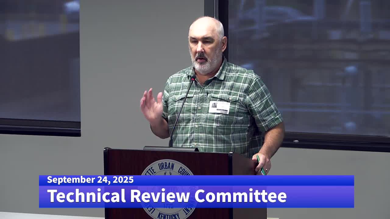 Planning Commission discusses Cox Property subdivision plan and easement requirements