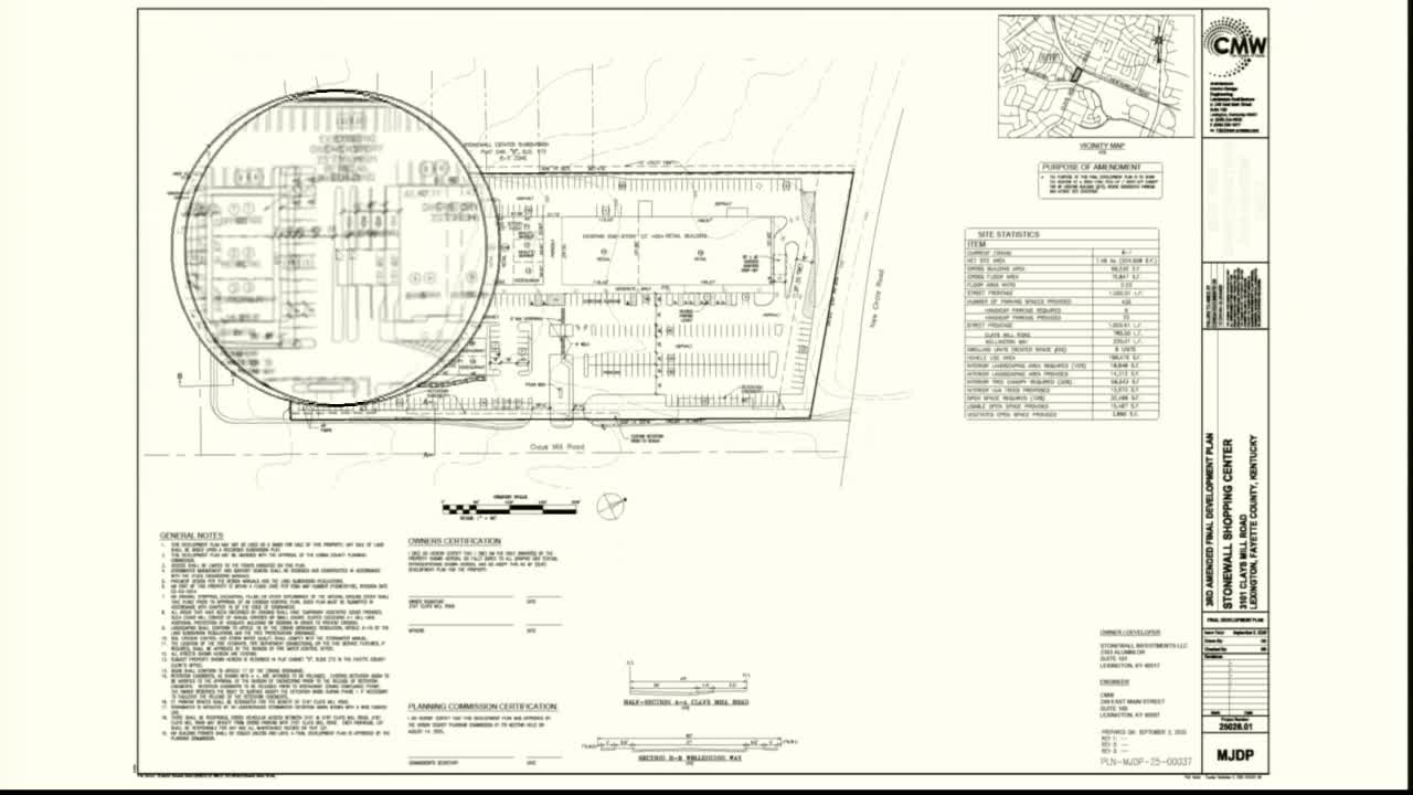 Planning Commission Approves Multiple Development Plans in Lexington Area