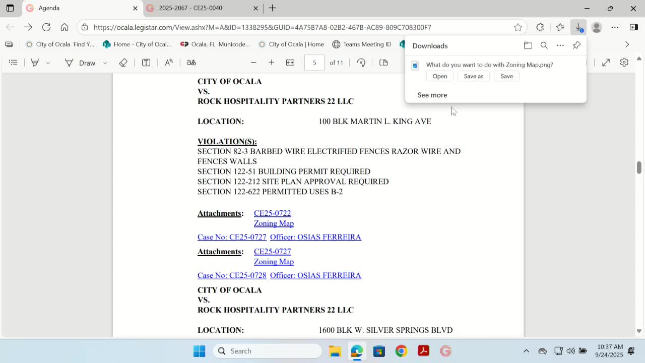 City of Ocala Orders Compliance for Property Code Violations by November 20