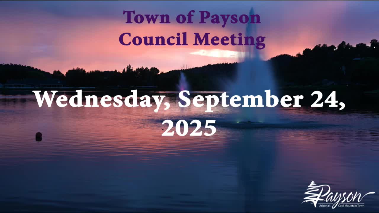 Payson Town Council Meeting Addresses Community Engagement and Beautification Plans