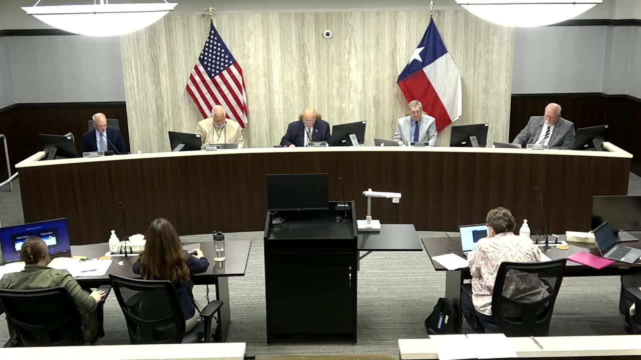 Commissioner's Court Discusses Vehicle Reallocation for Maintenance and Juvenile Probation