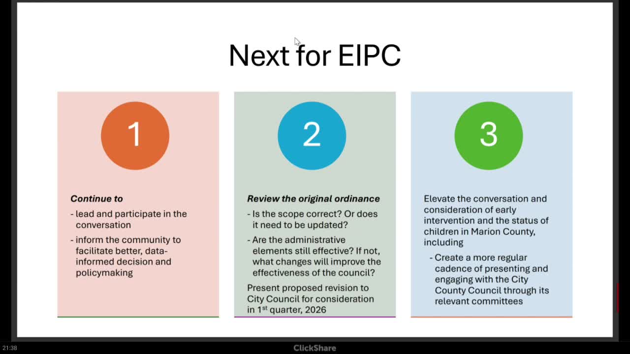 Early Intervention Planning Council Engages Community in Data Conversations