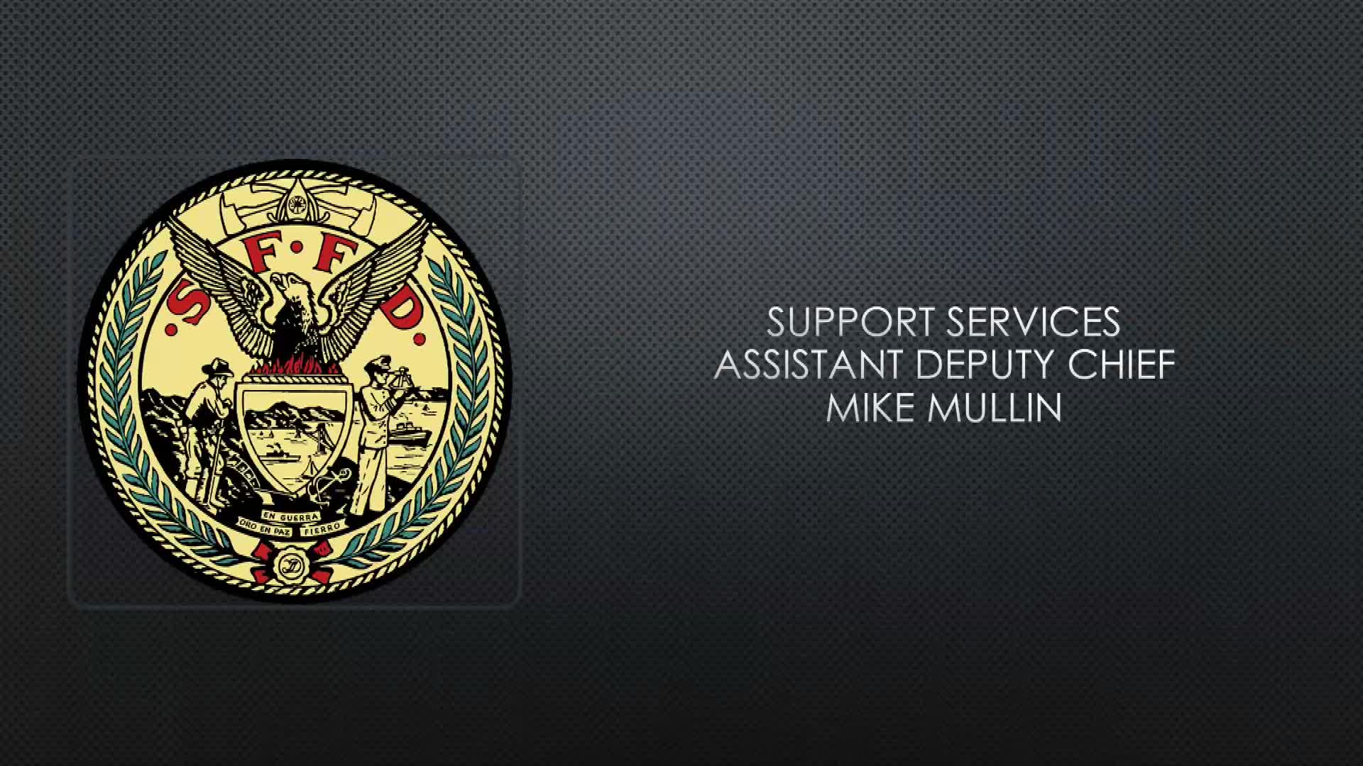 Mike Mullen reports on August service requests and infrastructure assessments in San Francisco