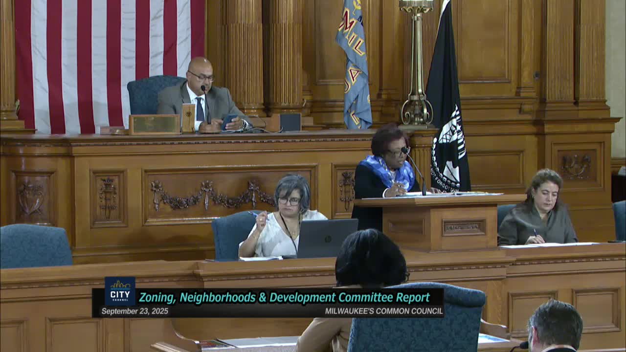 Milwaukee City Council Approves Zoning Changes and Development Plans Across Multiple Districts