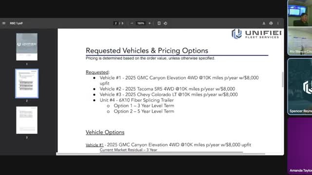 Rio Blanco County Considers Child Support IGA Changes and New Relief Driver Position
