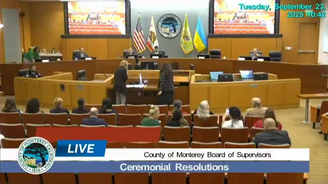 Monterey County Board Honors Carrie Hertel for Indigenous Advocacy and Cultural Preservation