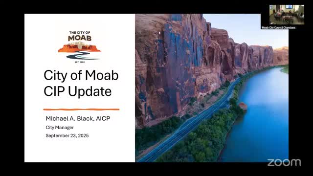 City staff outlines progress, timelines in Moab's capital improvement plan