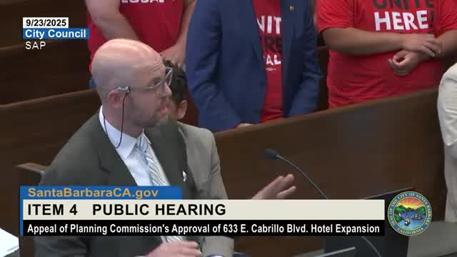 Santa Barbara City Council Debates Compliance With Hostel Agreement Amid Hotel Expansion