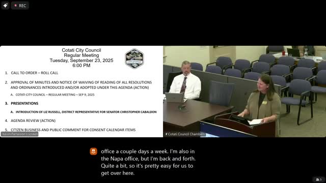 City Council Reviews Agenda and Discusses Downtown Parking Lease Renewal
