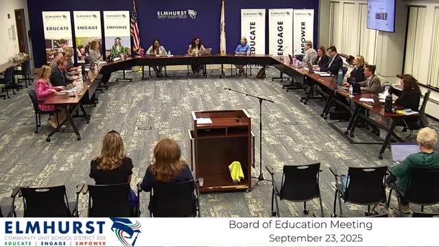 Principals Highlight School Improvement Efforts at District Board Meeting